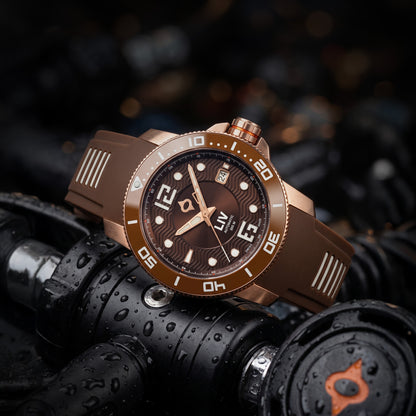 NEW! GX-Diver's 41mm Dark Bavarian Rose Fusion