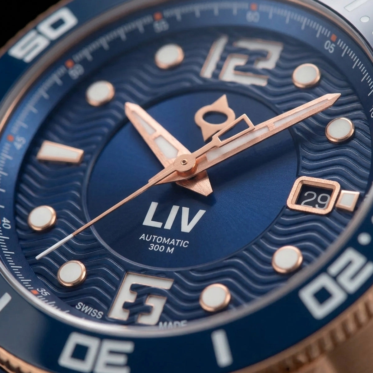 Deeply Sculpted Multi-Layer 3D Dial
