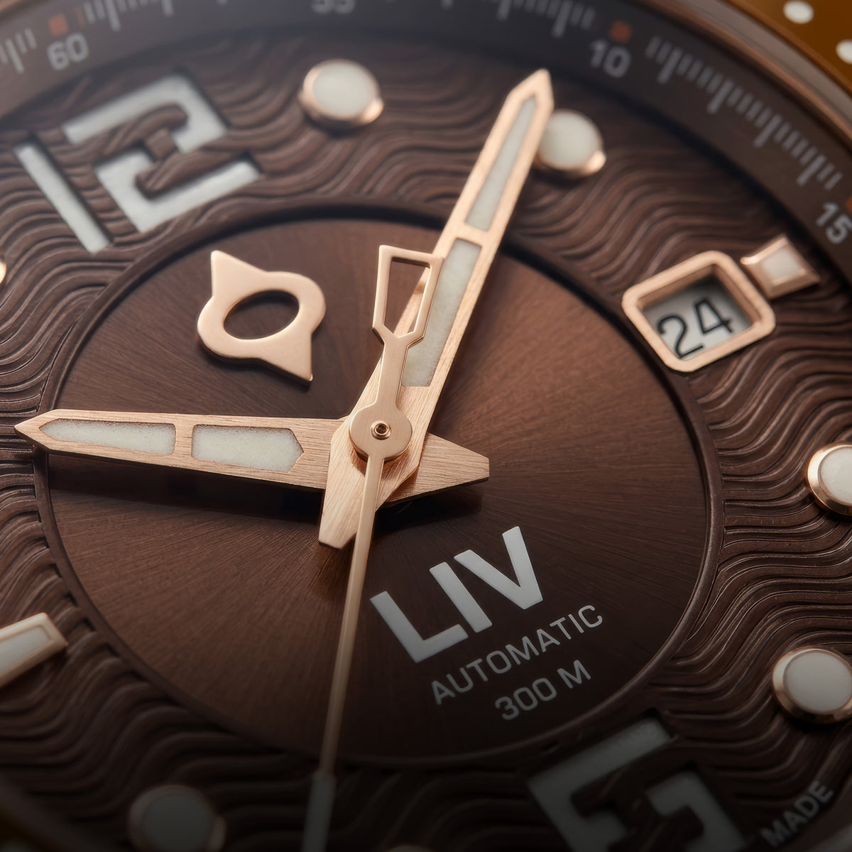 Deeply Sculpted Multi-Layer 3D Dial