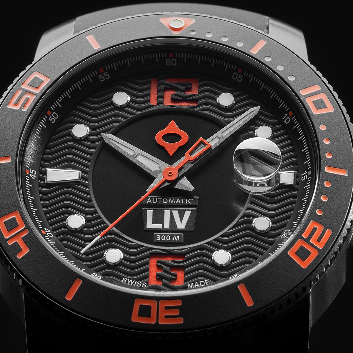 GX-Diver's 44mm Signature Orange | LIV Swiss Dive Watch – LIV