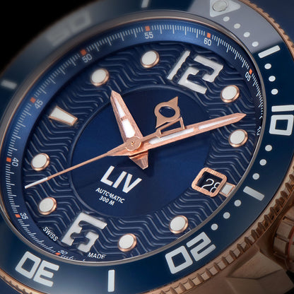 NEU! GX-Diver's 44mm Fusion Roségold &amp; Blaue Keramik