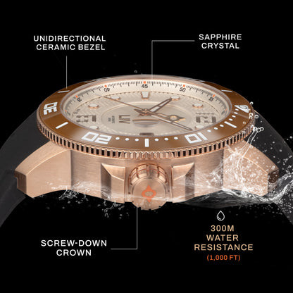 NEW! Bavarian Rose Fusion GX-Diver's 44mm