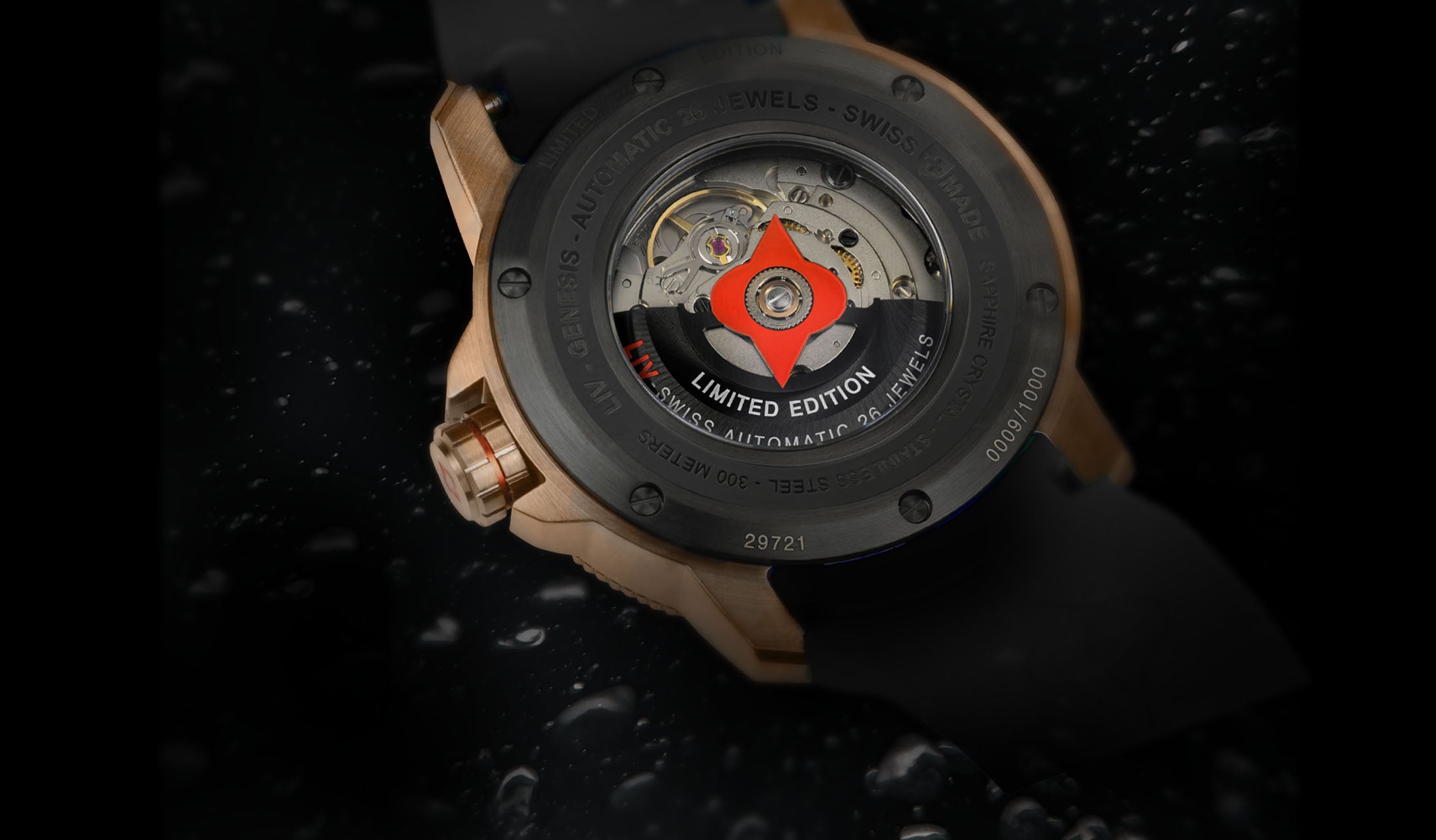 NEW! Bavarian Rose Fusion GX-Diver's 44mm – LIV Swiss Watches