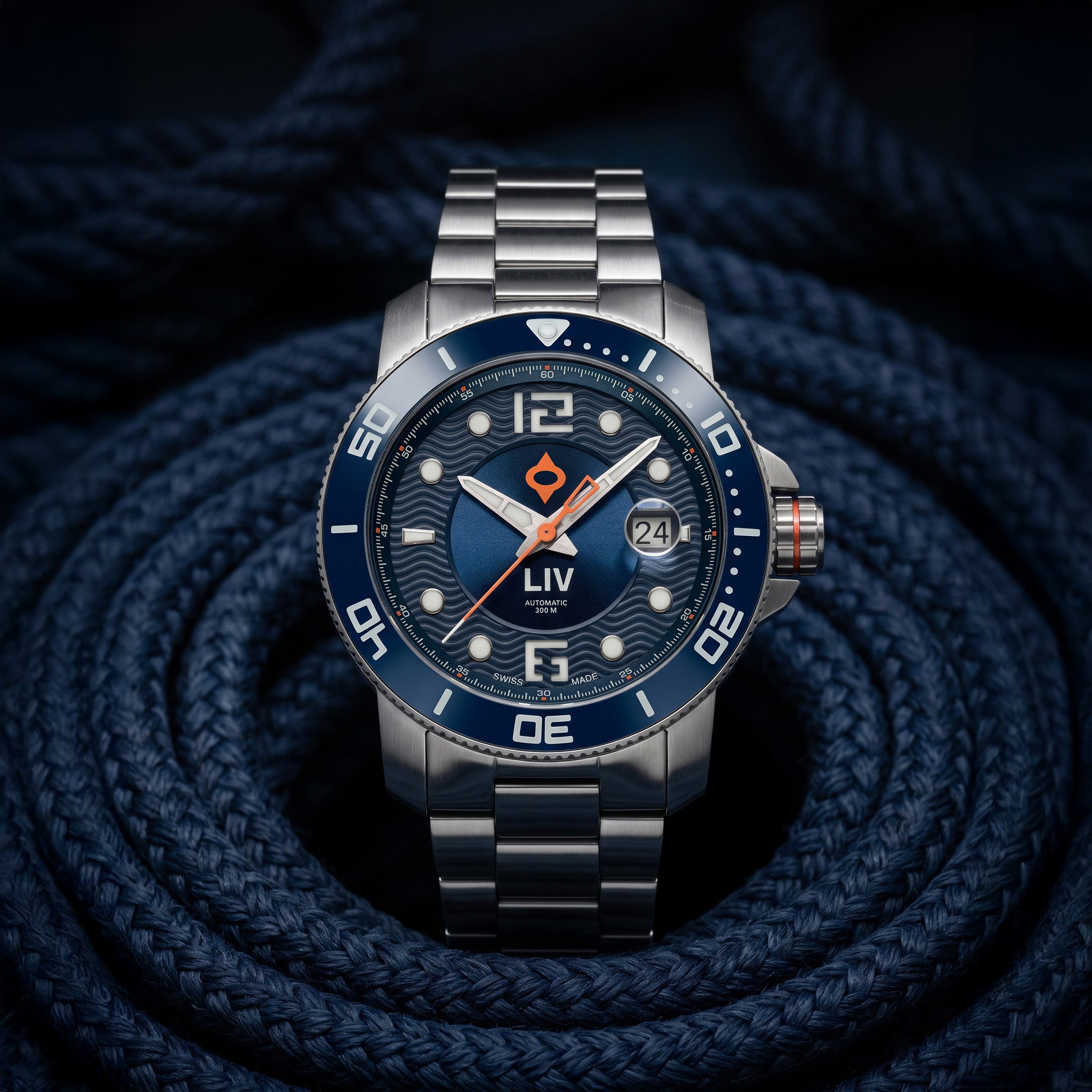 Shop GX-Diver's Cobalt 2.0 44mm Swiss Auto Dive Watch – LIV Swiss