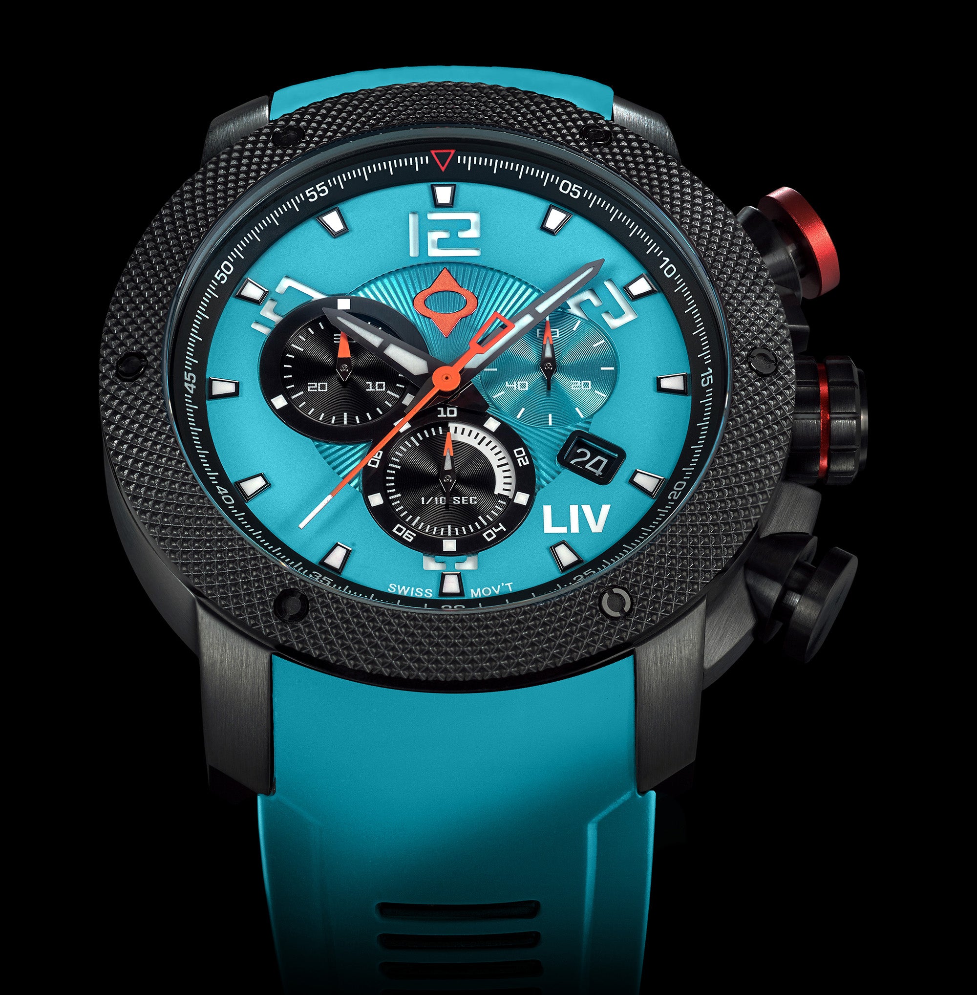 Shop T.J. Blue LIV GX1 Swiss Quartz Movement Watch – LIV Swiss Watches Shop T.J. Blue LIV GX1 Swiss Quartz Movement Watch – LIV Swiss Watches