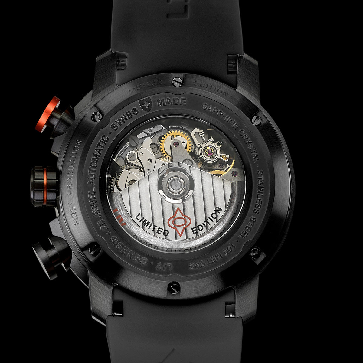 Shop Signature Orange GX-AC Swiss Made Automatic Watch – LIV Swiss