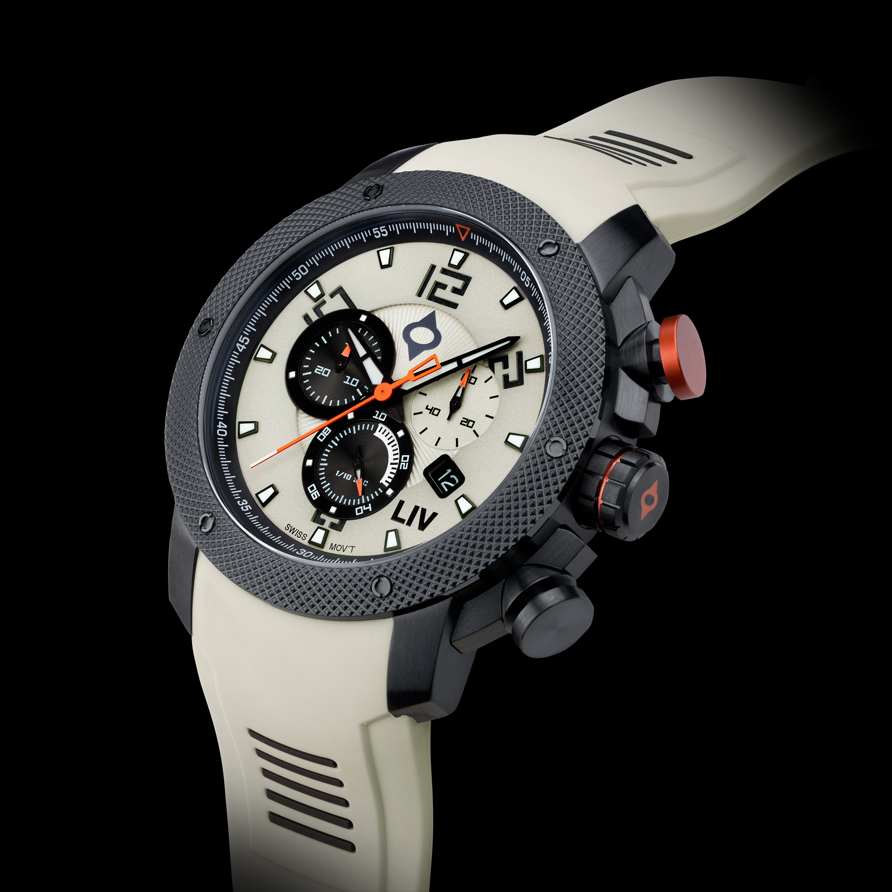 Roen クラッシュデニム レオパード パッチワーク archive グランジ NEW! GX1 Cactus Gray Chrono – LIV Swiss Watches