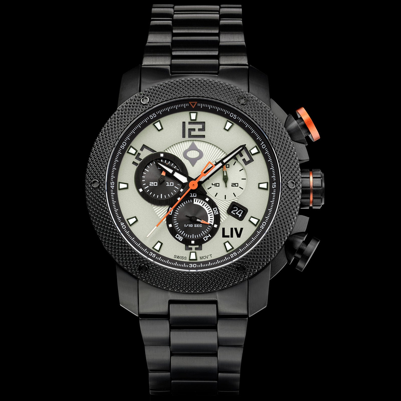 NEW! GX1 Cactus Gray Chrono – LIV Swiss Watches