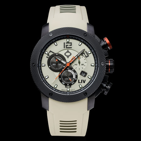 NEW! GX1 Cactus Gray Chrono – LIV Swiss Watches