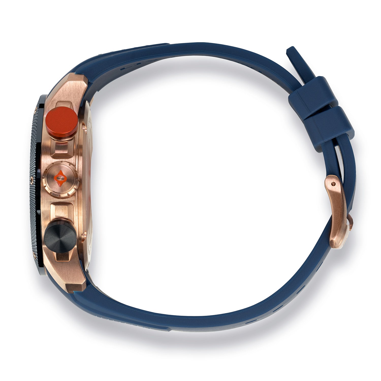 GX1 Titan Blue Rose Chrono – LIV Swiss Watches