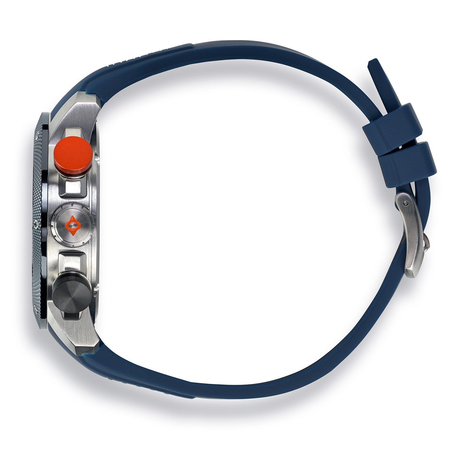 GX1 Titan Blue Chrono – LIV Swiss Watches