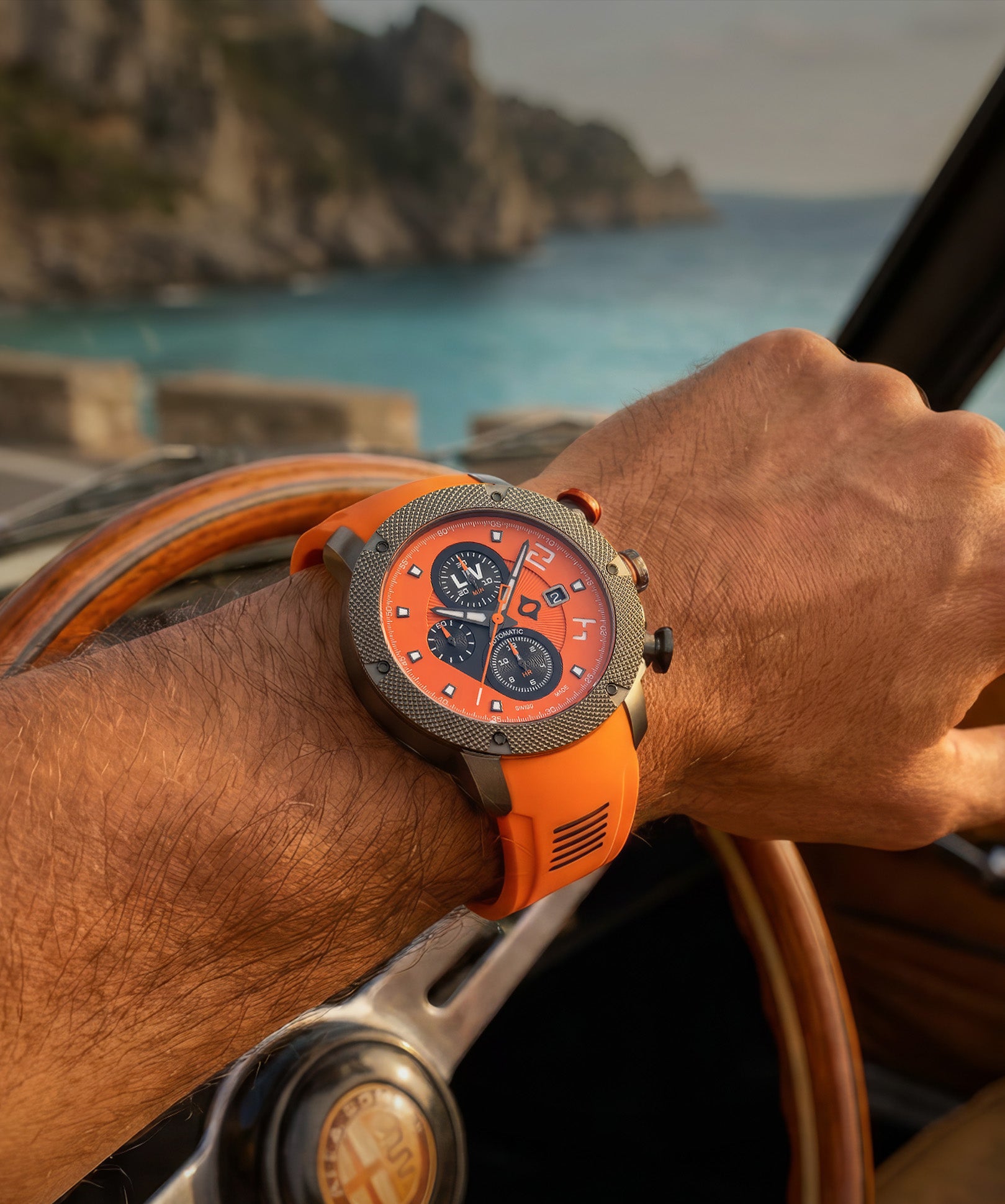 Shop Signature Orange GX-AC Swiss Made Automatic Watch – LIV Swiss