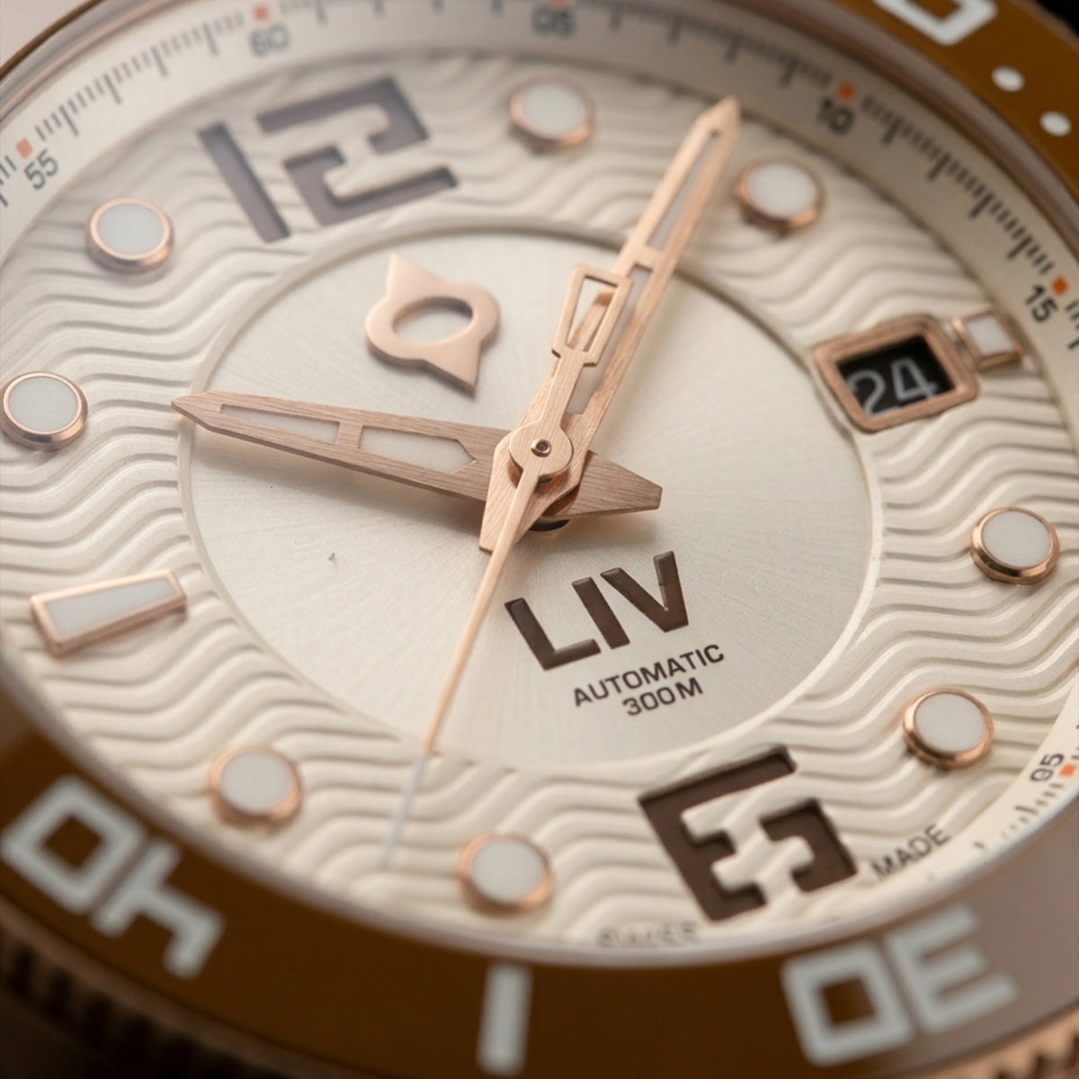 Deeply Sculpted Multi-Layer 3D Dial
