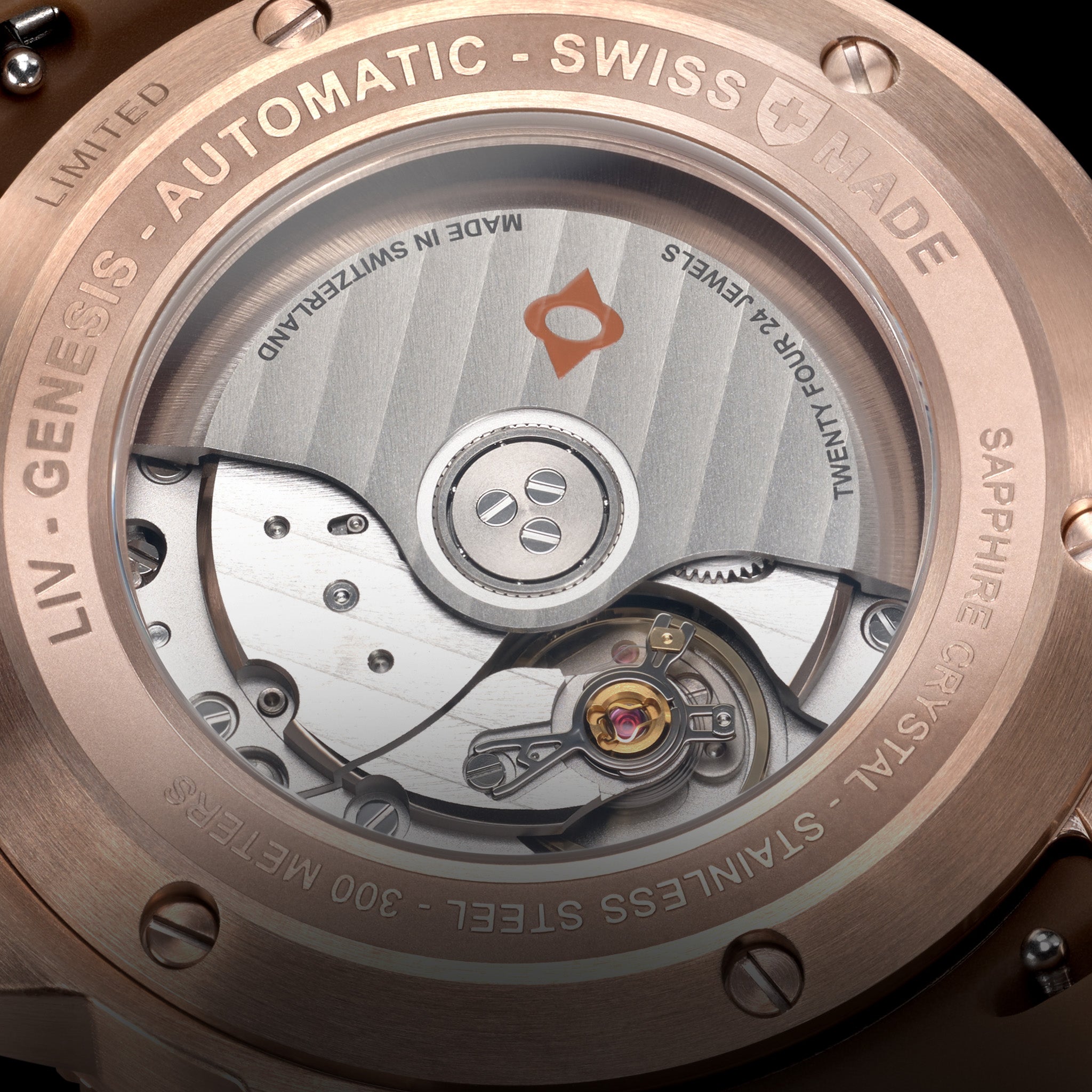 GX-Diver's 41mm Bavarian Rose Fusion | LIV Dive Watch – LIV Swiss