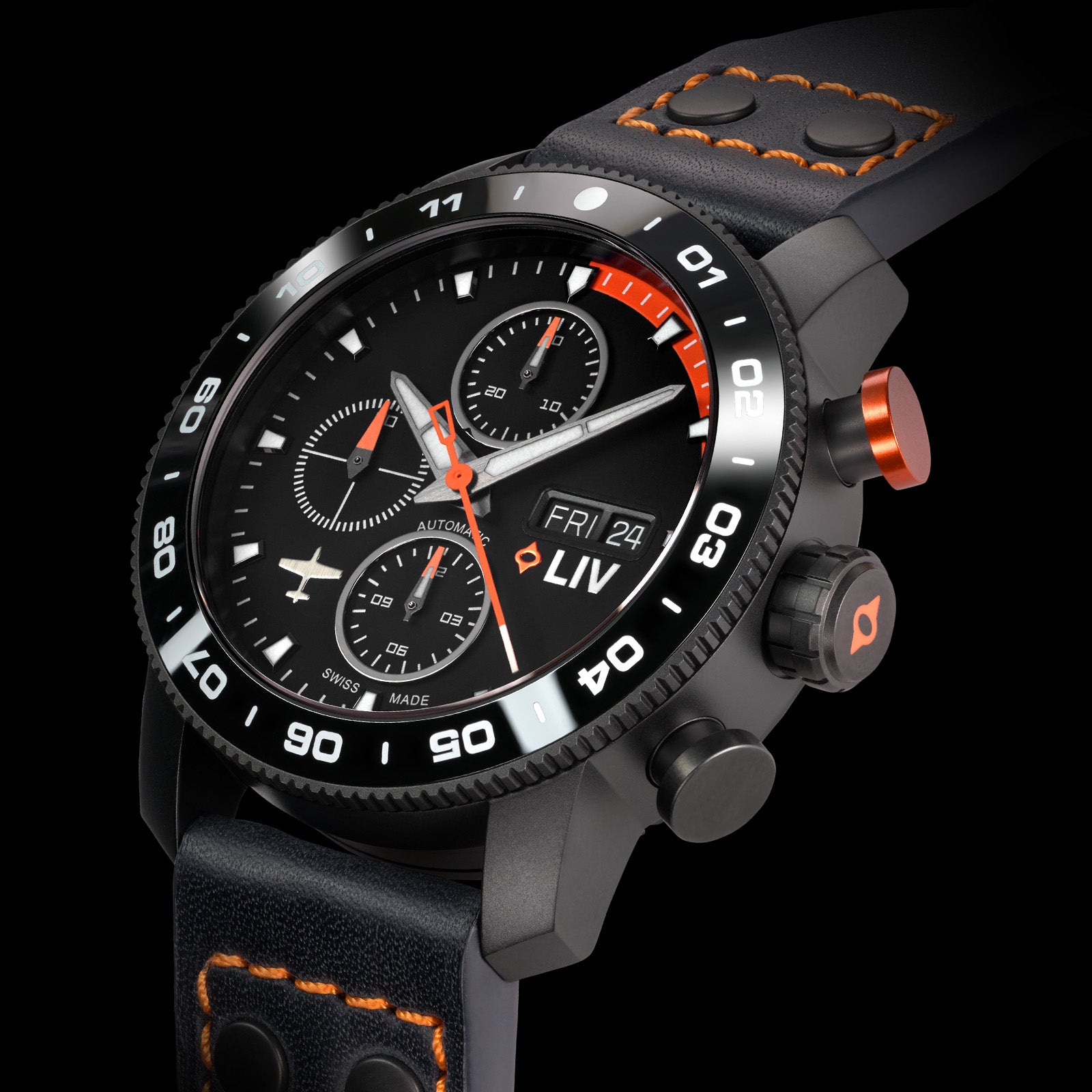 ✈︎ P-51 Pilot's Man O' War Ti Chrono