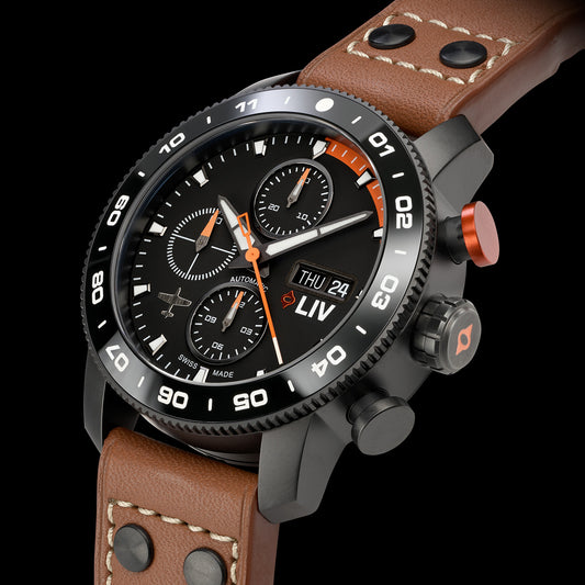 ✈︎ P-51 Pilot's Man O' War Ti Chrono