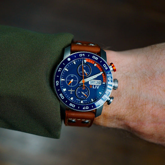 ✈︎ P-51 Pilot's StrawBoss2 Ti Chrono