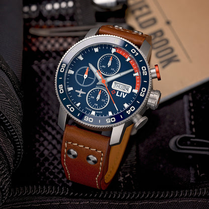 ✈︎ P-51 Pilot's StrawBoss2 Ti Chrono