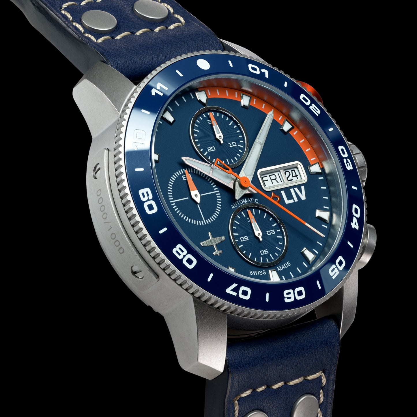 ✈︎ P-51 Pilot's StrawBoss2 Ti Chrono