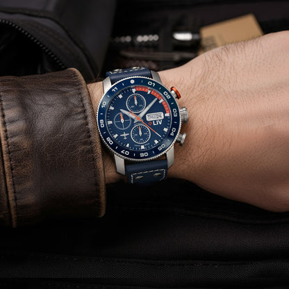 ✈︎ P-51 Pilot's StrawBoss2 Ti Chrono