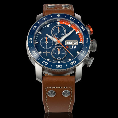 ✈︎ P-51 Pilot's StrawBoss2 Ti Chrono