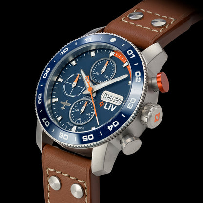 ✈︎ P-51 Pilot's StrawBoss2 Ti Chrono