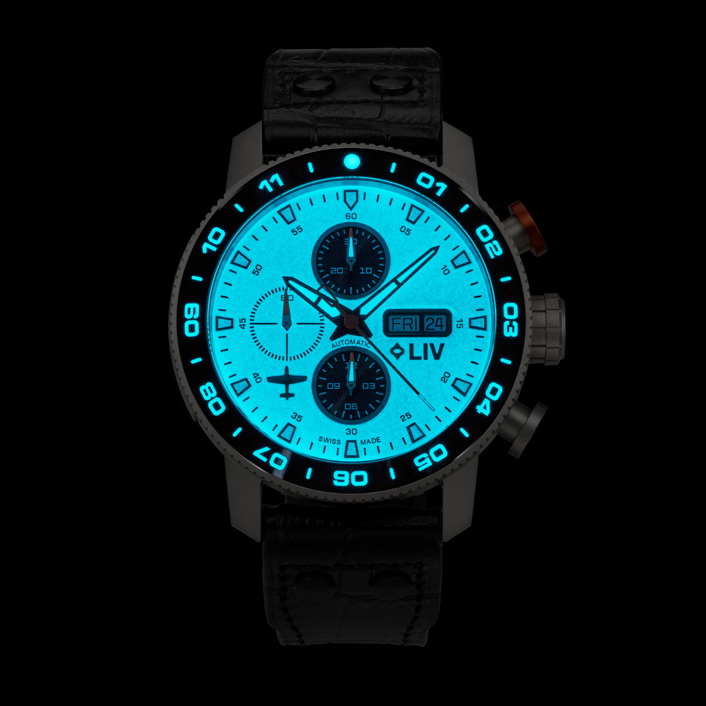 NEW! P-51 Big Pilot Full Lume 2.0 – LIV Swiss Watches