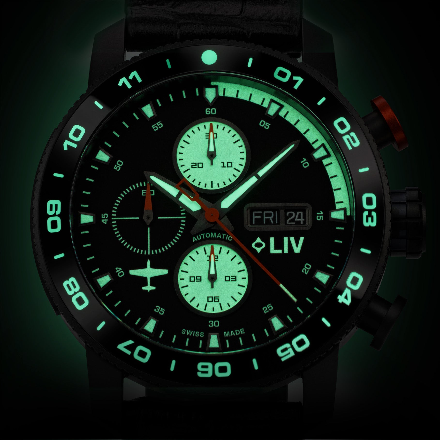 PRIVATE LAUNCH - NEW! P-51 Night Vision – LIV Swiss Watches