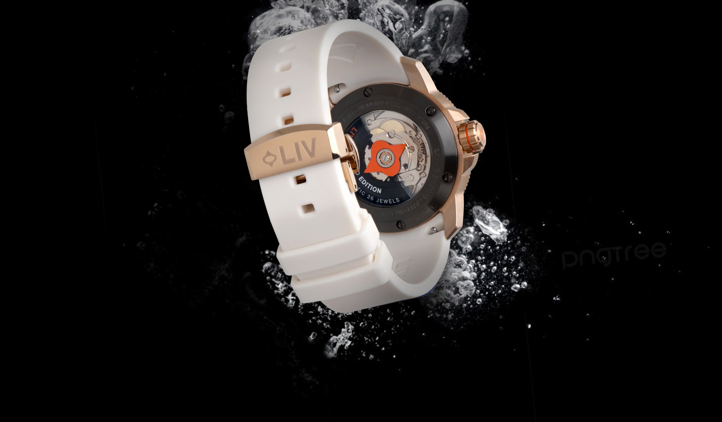 ユリウス NEW! GX-Diver's 41mm Bavarian Rose Fusion – LIV Swiss Watches