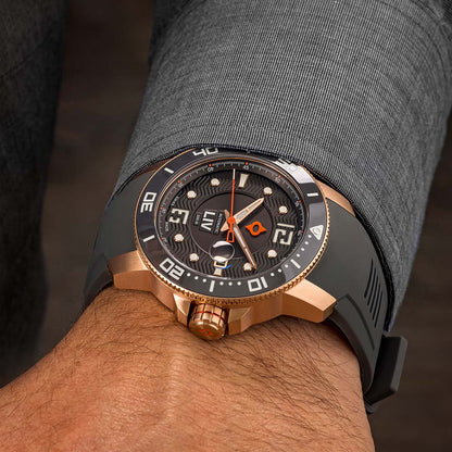 GX-Diver's 44mm Rose Gold Gray