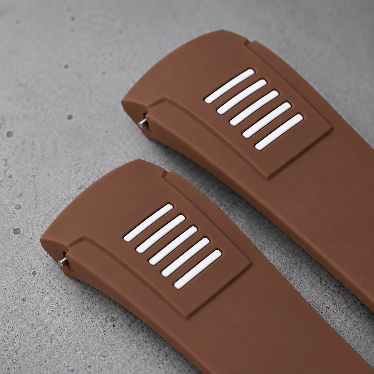 SRB550 Brown Custom Silicone Strap | 23mm