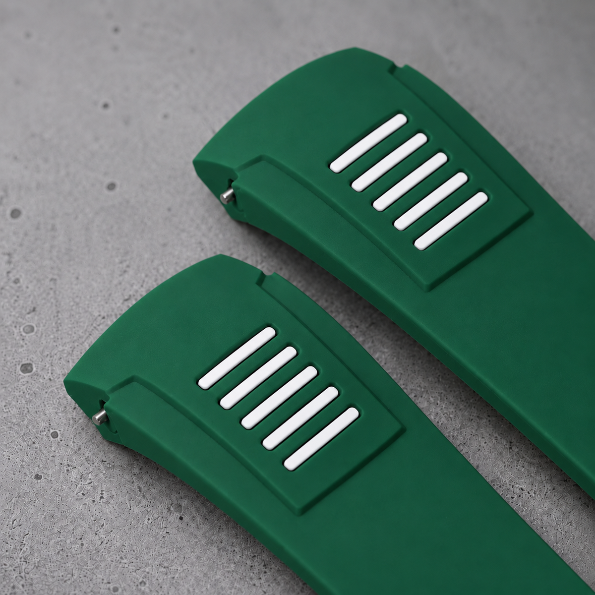 Form-fit Silicone | Green/White| 23mm