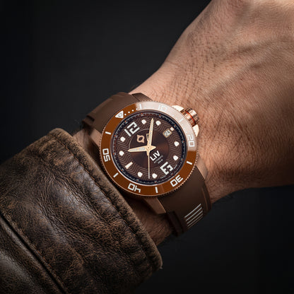 NEW! GX-Diver's 41mm Dark Bavarian Rose Fusion