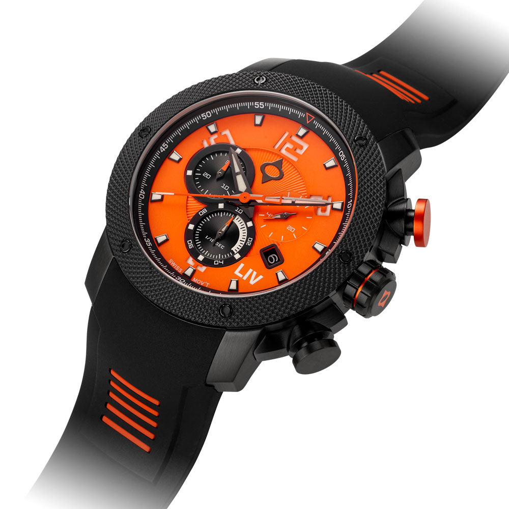 LIV GX1 The Orange - Limited Edition - LIV Swiss Watches