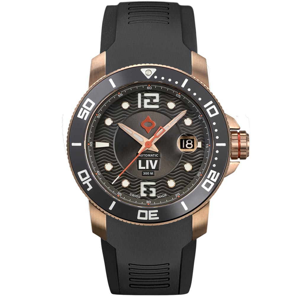 Tambour Street Diver, automatic, 44mm, steel & rose gold - Watches