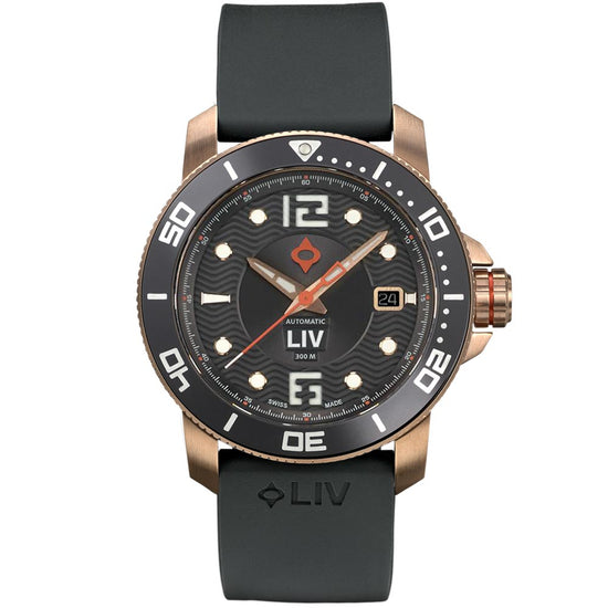 Shop GX-Diver's 41mm Rose Gold & Gray Swiss Auto Watch – LIV Swiss Watches