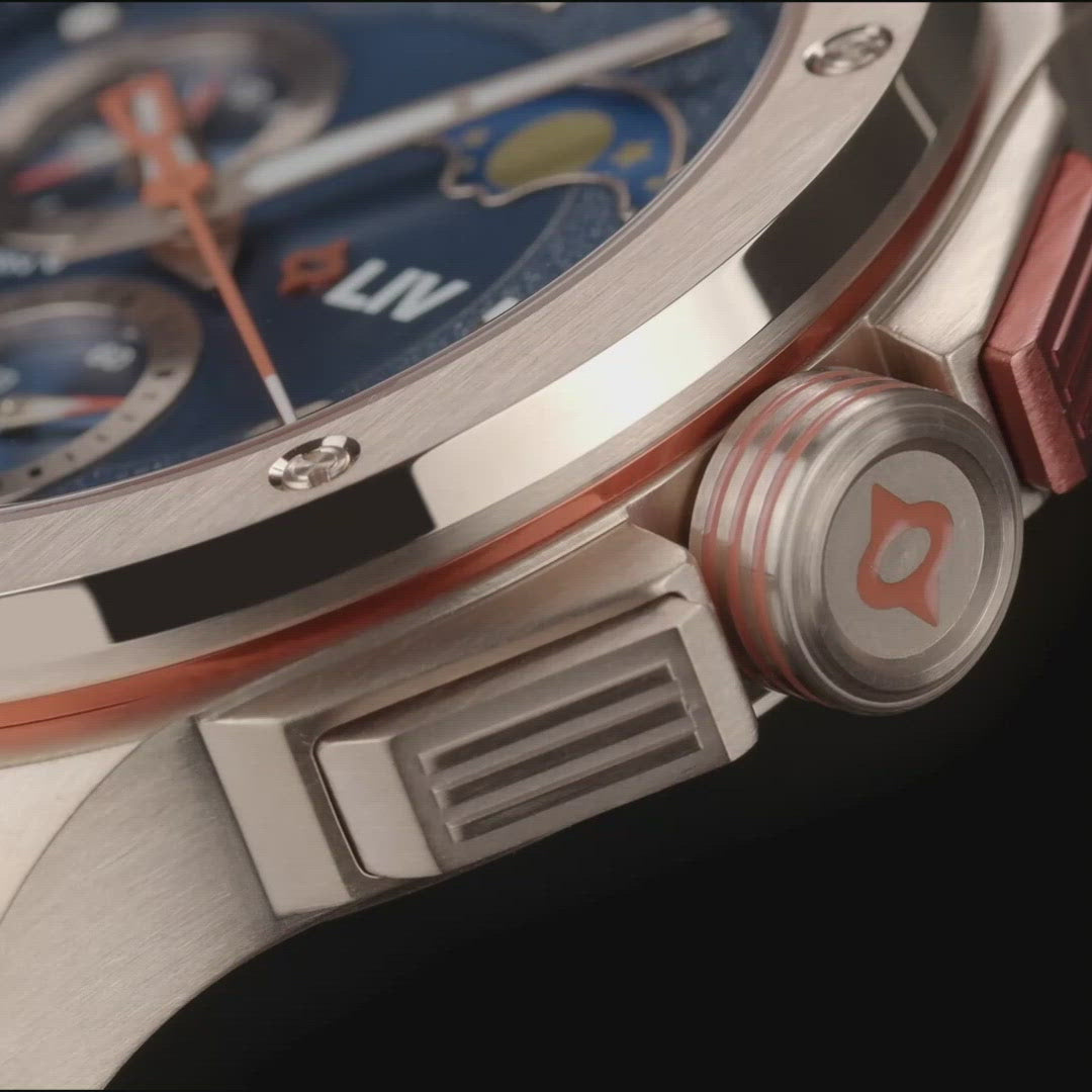 Shop Neptune Blue Saturn V Moon Lander – LIV Swiss Watches
