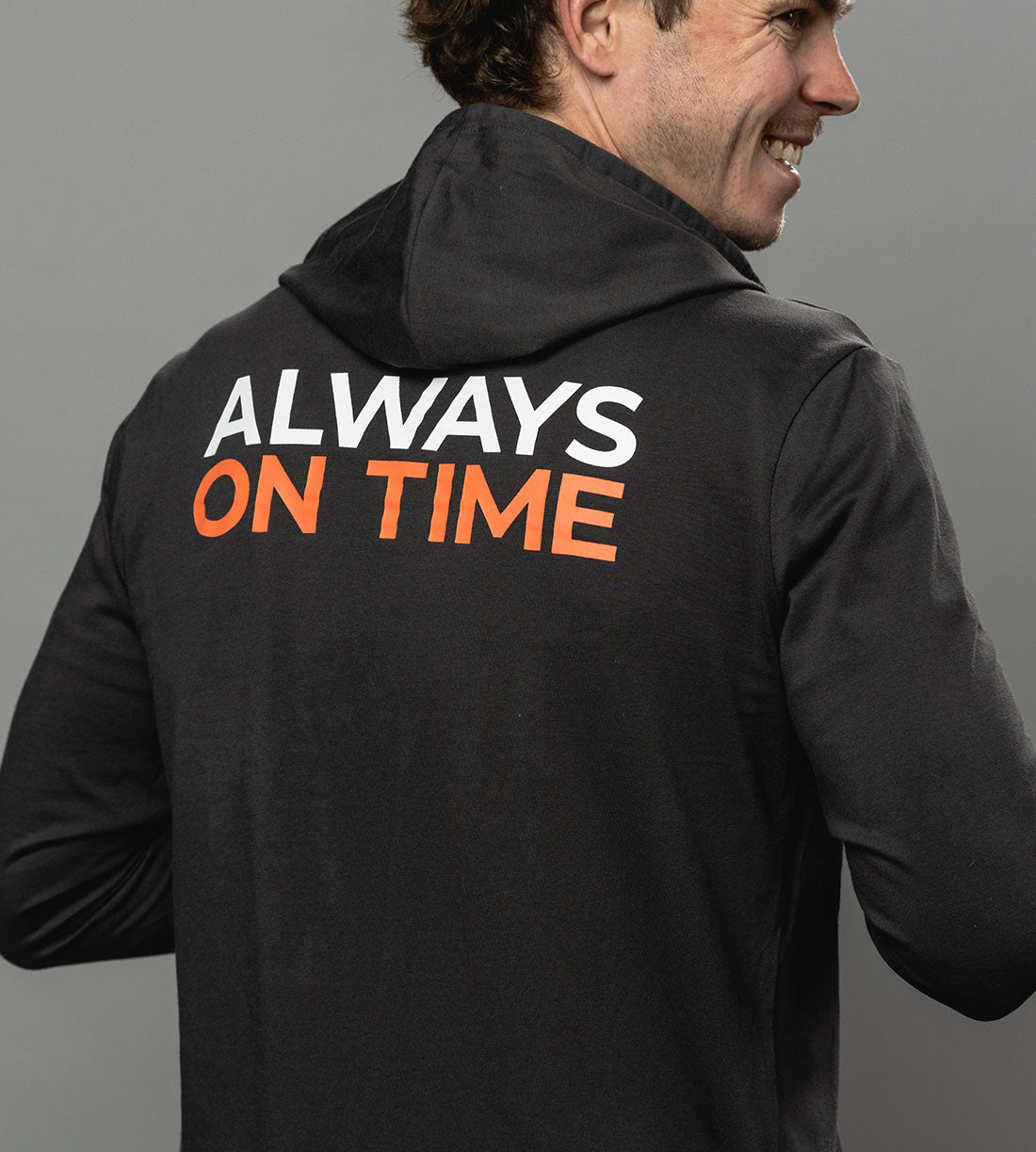 ALWAYS ON TIME LIV HOODED T WITH Z