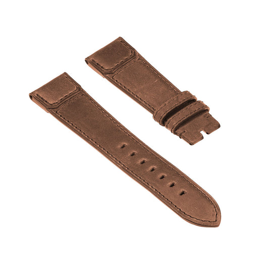Tan Crazy Horse Saddle Leather Strap
