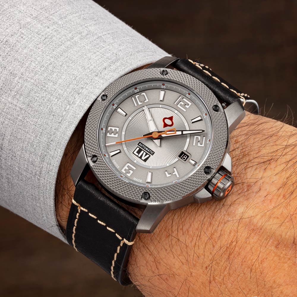 LIV GX1-A Cool Gray - LIV Swiss Watches