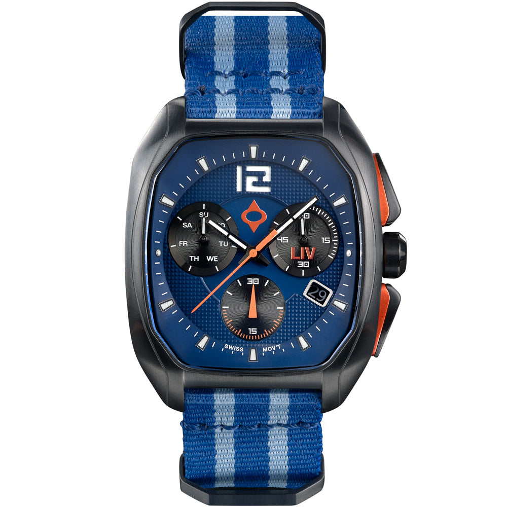 LIV Rebel-DDC Cobalt - LIV Swiss Watches