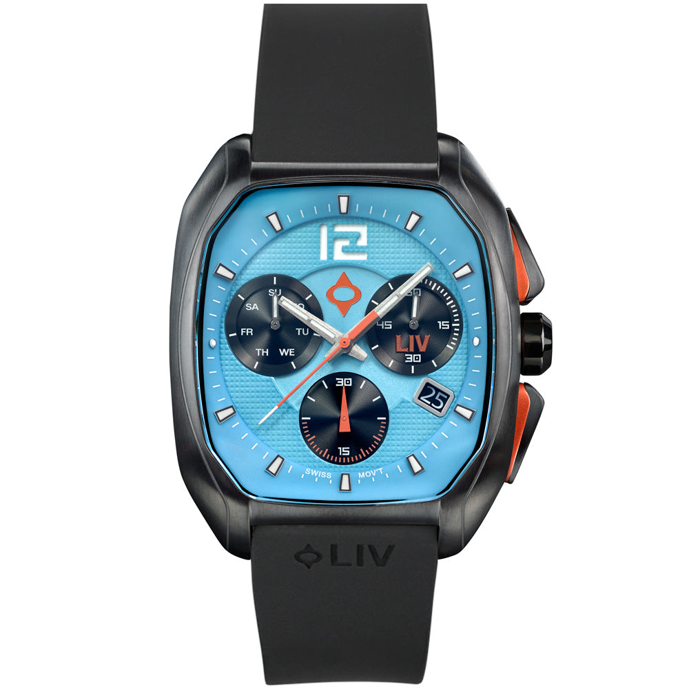 LIV Rebel-DDC T.J. Blue - LIV Swiss Watches