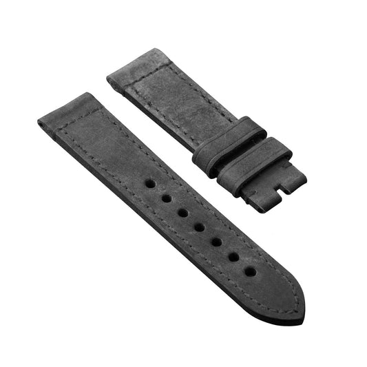 Black Suede / Black Stitching | 22mm